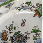 Antique 1840s Ridgway Morley Wear   Co  Hicks Rock And Bird Print 9in Plate 