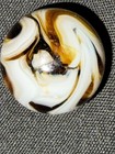 Christensen Agate Company Swirl Shooter Marble Rootbeer