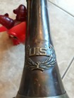 Us Military Civil War Brass Bugle Horn Trumpet Patina Brass Army Navy Blemish