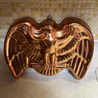 Copper Eagle Vintage Copper   Tin Eagle Toleware Food Cake Jelly Mold
