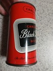 Vingtage Carling Black Label Steel Flat Top Beer Can Virginia State Stamp 2cent