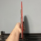 Vintage Great Dane Greyhound  Enamel Metal Red Gray Oval Plaque Wall Decor Truck