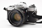  exc 4  Minolta Xd Silver 35mm Slr Film Camera   Md 50mm F 1 7 Lens Japan 5147