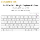 Silicone Keyboard Cover For 2024-2021 Apple Magic Keyboard 3 With Touch Id