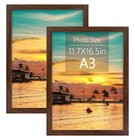  A3 Frame Set Of 2  11 7x16 5 Inch Picture Frame With Plexiglass  Gallery 