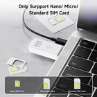 Usb Sim Card Reader For Micro nano standard Sim Card  Nano Sim Card Adapter W   