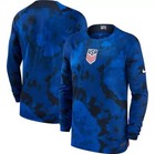 Nike Usmnt Jersey Long Sleeve Men   s Size Medium Away Soccer Jersey Dn0671-452