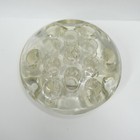 Clear Glass Flower Frog Vintage Round 13 Hole Floral Arranging 4 5 