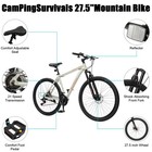 27 5 Inch Mountain Bike For Adults  21 Speed Aluminum Alloy Frame Disc Brakes