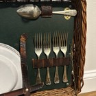 B  Altman   Co  New York  London England  Vintage 1920   s  Wicker Picnic Basket