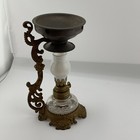 Antique 19th Century Brass Vapo Cresolene Vaporizer Medical Oil Lamp