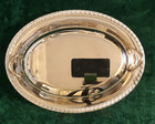 Vtg International Silver Silver Plated Vegetable Dish W glass Liner And Lid -vg 