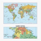 Rand Mcnally Signature World Wall Map - Laminated   brand New  