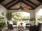 Rare Hunter Outdoor Original 52  Damp Ceiling Fan     New Bronze   Teak   22282 
