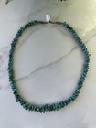 Raw Turquoise Rock Necklace Native American Jewelry Vintage Antique Beautiful