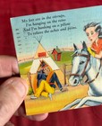 1941 Postcard Girl On Horse Teepee Coca-cola Bottling Co Eastman Ga Postcard