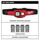Milwaukee 2104 Spot flood 450-lumens Battery Powered Adjustable Headlamp