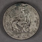 1879 Austria Silver 2 Gulden -mount Removed-