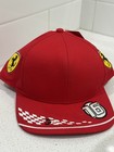 Charles Leclerc Scuderia Ferrari Racing Formula 1 Flat Brim Cap - Defect Read 