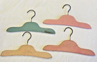 Four Vintage   Antique Painted Wooden Children s Clothes Hangers