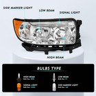 Headlight Assembly W bulbs Set For 06-08 Forester W o Sports Pkg Passenger Right