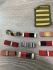 Vintage Us Army Military Ribbon Bar Lot Wwii And Post