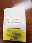 Midgetoy Nib Toy Car 1-signed By The Founder New Rare Vintage