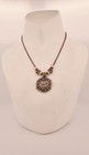 Leehee Israel  a Woman Of Excellence  Sterling Silver   14k Gold Necklace 17 5 