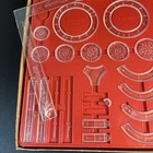 Vtg 1969 Kenner s Super Spirograph Plus Shapes 2400 Drawing Set  incomplete 