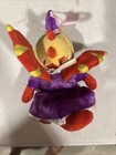 Used-rare Jakks Pacific 2008 Neopets 7  Scorchio Dragon W princess Outfit  Plush