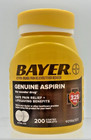 Lot Of 2 Bayer Genuine Pain Reliever 325mg Fever Reducer Tablets 200ct Exp 05 28