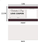 Scratch Valentines Day Card  Love Coupons  Love Note Scratch Off Cards  20 Piece