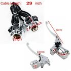 1  Chrome Clutch   Hydraulic Master Cylinder Brake Levers W  Switches For Harley