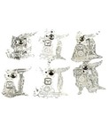 Disneyland Pin 2024 Hidden Disney    d    Set Complete W hatbox Ghost Chaser Dlr Htf
