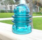 Great Blue Aqua Cd 205 Hemingray 55 Glass Insulator