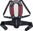 Alpinestars Nucleon Plasma Back Protector - Black white red - Xl