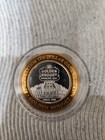 Las Vegas Silver Strike  10 Coin Gaming Token  999 Fine Silver Golden Nugget