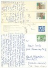 Postcard Ab047 City Views Budapest - The Hungarian Crown  used  4 Pcs 
