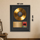 Gold Plated B b  King Vinyl Record Framed Display Music Memorabilia Gift