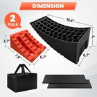 Paquete De 2 Bloques Niveladores  Altura M  xima De Elevaci  n De 16 Cm  6 3    Co