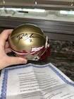 Deion Sanders Signed Mini Helmet Ncaa Florida State Seminoles Coa