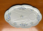 Shelley Blue Rock  Snack Plate And Cup Set  Excellent Condition