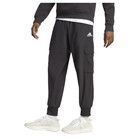 Adidas Essentials Drawstring Cargo Pants Mens Black Casual Athletic Bottoms Ha43