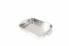 Brand New 12 5  Excelsteel Multiuse W  Rack   Foldable Handles Roasting Pans