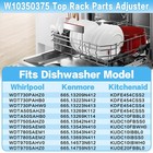 10 Pcs W10350375 Dishwasher Top Rack Adjuster For Whirlpool Kenmore W10712395