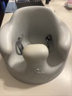 Bumbo Infant Floor Seat Baby Sit Up Chair W adjustable Harness  Cool Gray