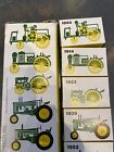 John Deere Miniature Toy Tractors 1892-1973 8 Total New In Orig Pkg