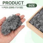7 8oz Preserved Reindeer Moss  Grey Decorative Artificial Fake Moss