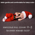 Baby Photography Props Christmas Cap Newborn Crochet Santa Claus Outfits Baby Fi