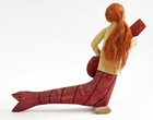 Manuel Jimenez Ramirez Early Wood Carving 17  Sirena Mermaid Arrazola Oaxaca Mex